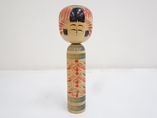 TRADITIONAL JAPANESE CRAFT / KOKESHI DOLL (24.6 cm)/ ARTISAN WORK